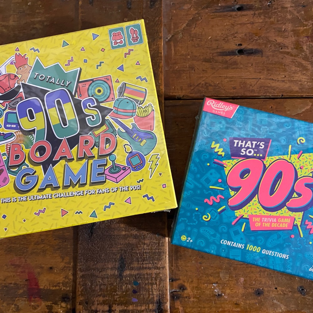 90s board game and trivia game